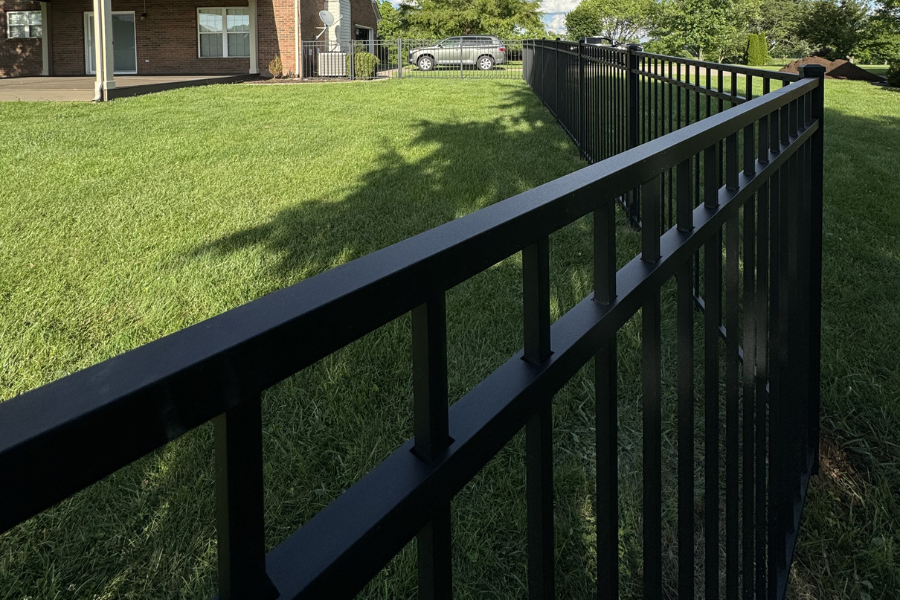 Residential aluminum fence in Lexington Kentucky