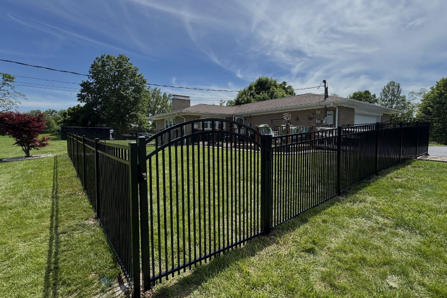 Decorative ornamental aluminum fence Lexington