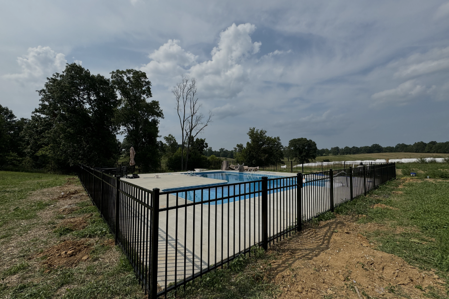 Aluminum pool fence enclosure Lexington KY