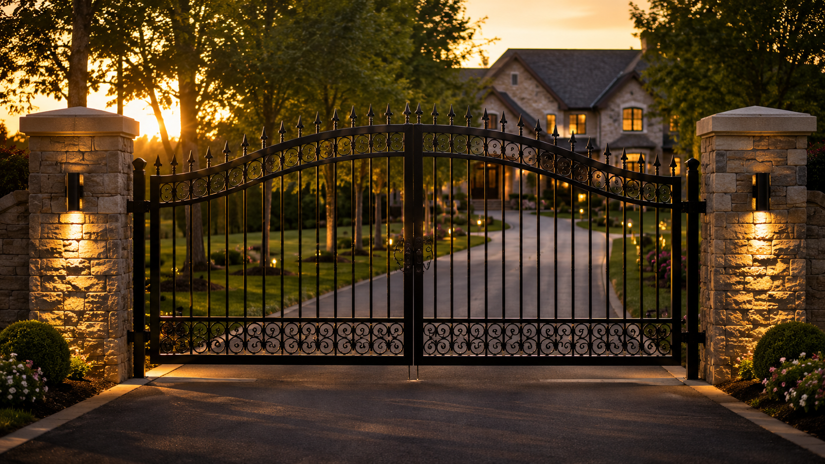 Custom driveway gate installation Lexington Kentucky