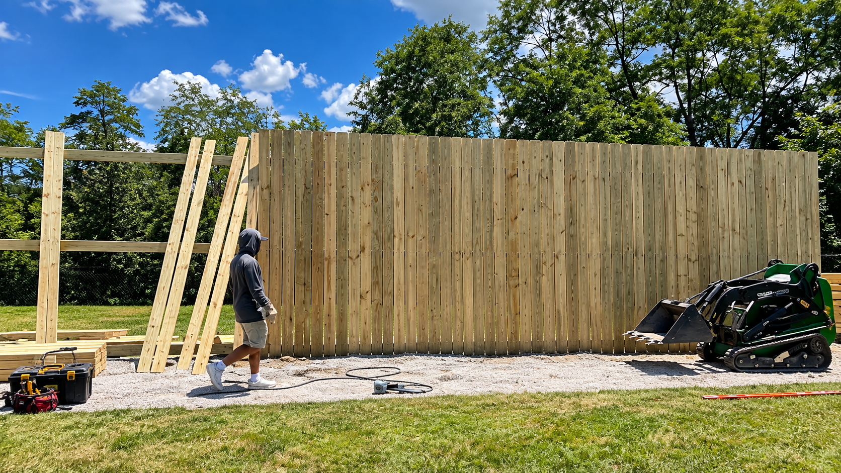 Fence repair in Lexington KY by Chafin Fence